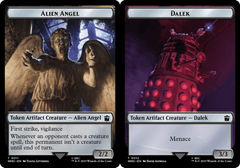 Alien Angel (0011) // Dalek (0012) Double-Sided Token